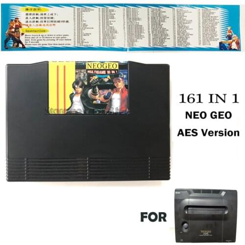 Neo Geo AES 161 in 1 Fighting Jamma NEO GEO AES Cartridges for Arcade Games Jamma Game Arcade Machine arcade cartridges