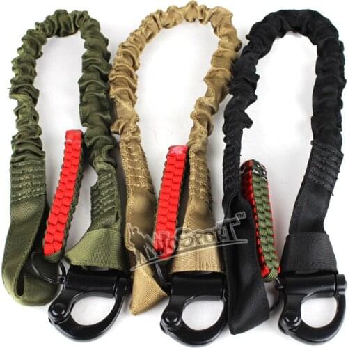Outdoor Military Safety Lanyard Strap Quick Release Safety Rope Tactical Protective Sling