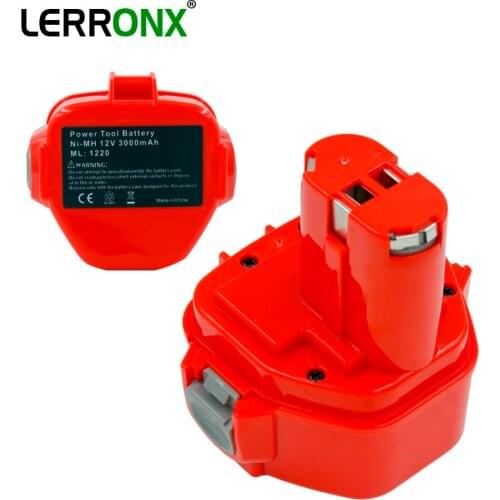 Ni-MH 12V 3000mAh Cordless Drills rechargeable battery for Makita Power Tools 1220 1234 1233 1235 replacement nimh bateria