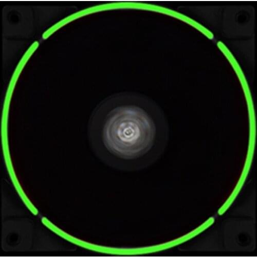 Newest Green LED 120*120*25mm Computer Components Chassis Fan Transparent Desktop Computer Host Cooling fan silent Fans Cooling