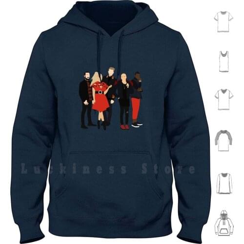 Ptx Vector-Red Hoodie Long Sleeve Red Ptx Pentatonix Kirstin Maldonado Mitch Grassi Hoying Kevin Olusola Avi Kaplan