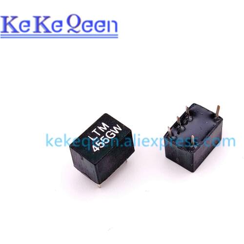 100pcs/Lot LTM455GW LTM 455GW 455GW LTM455G M50G 2+3 5Pin DIP-5 455KHz
