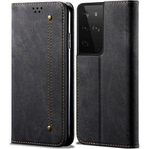 Luxury Leather Wallet Case For Samsung Galaxy S21 Ultra S 21 Plus 5G Magnet Card Flip Case for Galaxy S21 Stand Cover S21 Fundas
