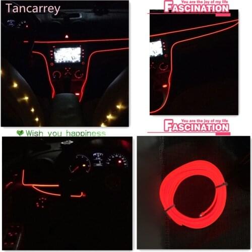 Car Styling Neon Light Interior Decoration Strip Accessories For Mercedes W203 W211 W204 W210 W124 GLA Lexus IS250 RX300 RX350