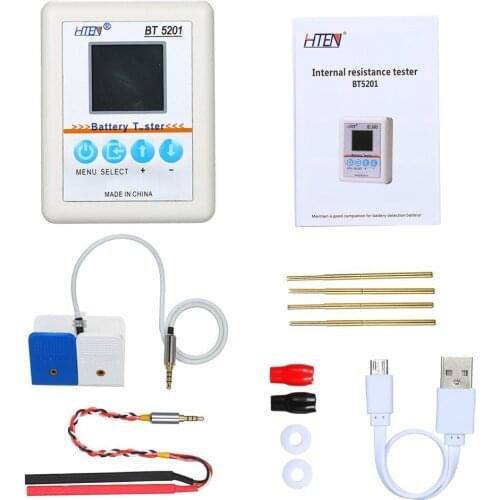 Battery Tester BT 5201 USB High Precision Battery Internal Resistance Tester Meter for Rechargeable Battery Battery Capacity