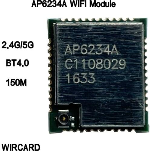 WIRCARD New AP6234A 2.4G/5G 150M WIFI Card Network Module