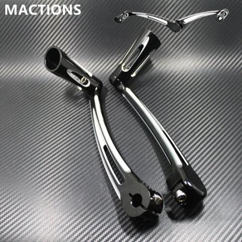 Motorcycle Heel Toe Front & Rear Shifter Levers For Harley Touring Road King Street Electra Glide FLHX FLHR FLTR FLHC Softail FL