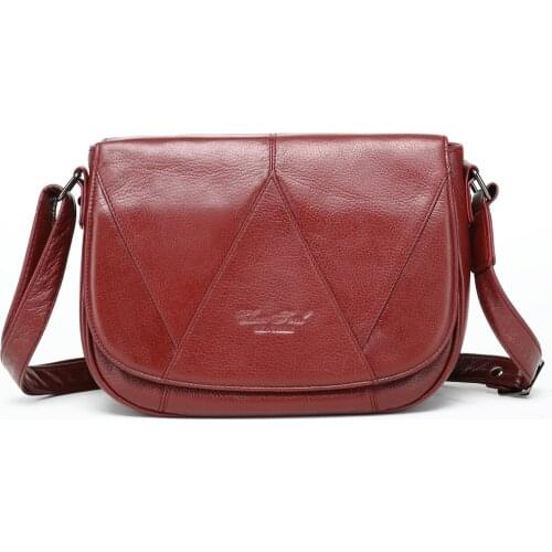 CHEER SOUL Genuine Leather Ladies Luxury HandBags Shoulder Bag Women Totes Purse Messenger Bags female Fashion Crossbody Bags