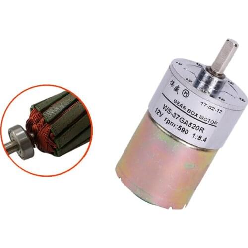 37GA520 DC geared motor 12V24V mini speed small motors slow torque reversing motor