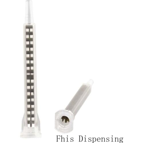 5.3-16/F6-16 Bayonet Square Golden Resin Static Mixer Mixing Nozzles for Epoxies