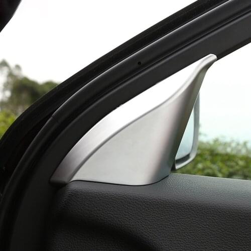 For Jeep Cherokee KL 2014 2015 2016 2017 2018 A Pillar Window Post Speaker Triangle Cover Trim Garnish Bezel Accessories