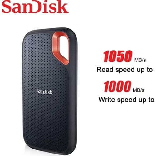 SanDisk Portable External SSD 1TB 500G 1050M/s External Hard Drive USB 3.1 Type C HD Hard Drive 2TB Solid State Disk for Laptop