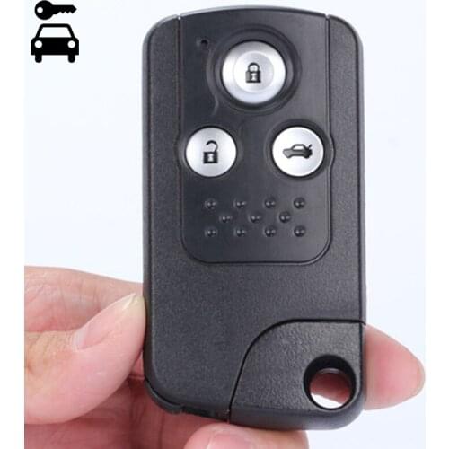 3 Buttons Car Entryless Go Smart Remote Key with ID46 Chip 434Mhz for Honda 9th Civic Car Remote Key with Logo Key Blade