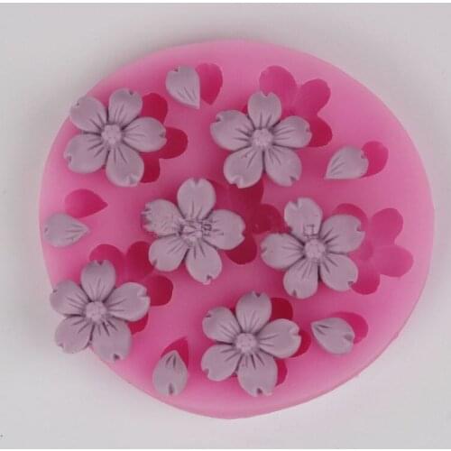Many Flowers Silicone Molds DIY Chocolate Candy Cake Mold Cake Decorating Tool
