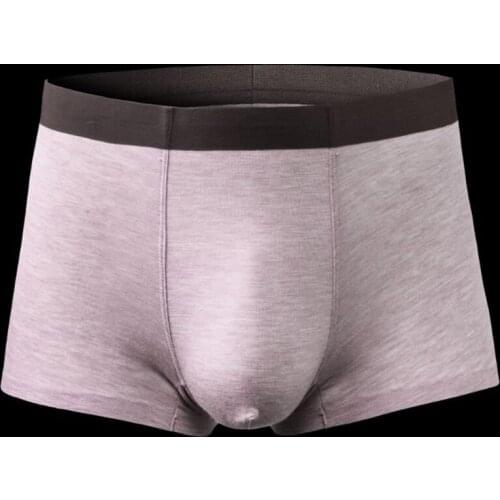 Modal Men Elastic Comfortable Underwear Hot Seamless Lingerie Cueca Gay Boxer