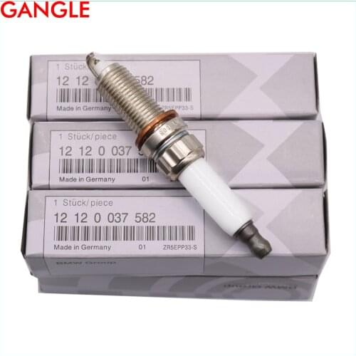 SET OF 6 DOUBLE PLATINUM SPARK PLUGS FITS FOR BMW E82 E88 335I 435I 535I 640I F12 F13 3.0L L6 12120037582 ZR 5 TPP 33 ZR5TPP33S