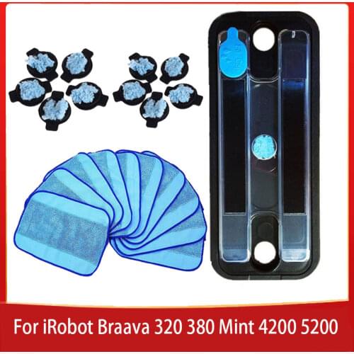 Replacement Parts Kit Reservoir Pad iRobot Braava 320 380 Mint 4200 5200 Mopping Robot Vacuum CleanerReplenishment Reservior