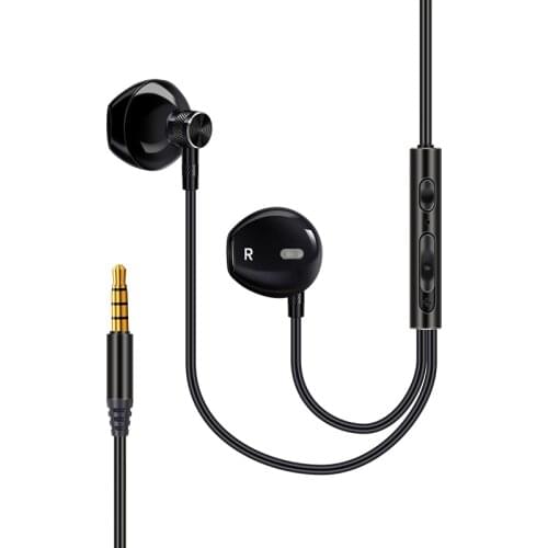C1 in-ear wire control headset wired HIFI high-quality noise reduction mobile phone headset for Apple, Xiaomi, Huawei, OPPO