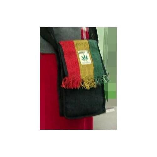 Nepal pure hemp Jamaica reggae style Crossbody bag small Shoulder Bags Handmade Mini bag for phones