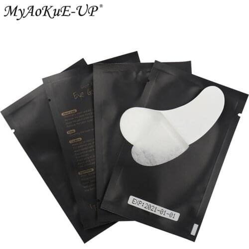 HOT 50/100 Pairs Thin Eye Pads For Eyelash Extension Eyelashes Patches Tips Sticker Wraps Cosmetic Tools Makeup For The Eyes