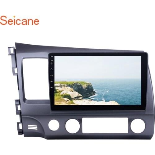 Seicane 10.1 inch Multimedia Player 8 core Android 10.0 GPS Radio 4G 32G for 2006-2011 HONDA CIVIC LHD support 4G WIFI DVR OBD2