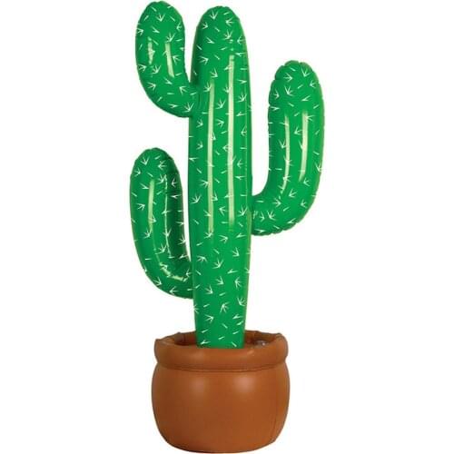 1 New Inflatable Cactus Wild West Mexican Hawaiian Masquerade Decoration Tropical Plants Summer Beach Decoration