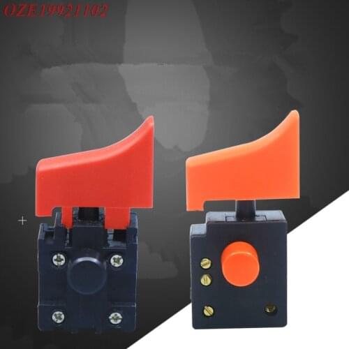 1PC For Ruiqi 9925/9950B 125 150 180 Angle Grinder Switch 110 High-power AC 250V/6A 125V/12A 5E4 Plastic SPST Lock on