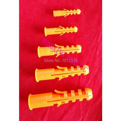 Freeshipping 200PCS Expand nail 8*40MM opp bag package Wall plug anchor