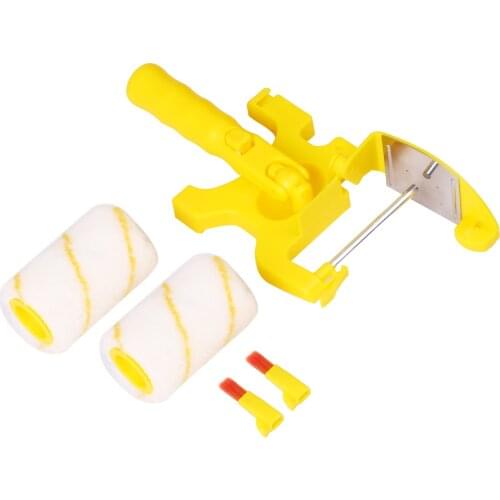 5pcs Wall Decorate Painting Roller Brush Set Paint Runner Wall Brushing Tool Kit House Paint Rollers Runner Tools Set