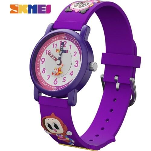 SKMEI Japan Quartz Movement Kids Wristwatch Cartoon Sport Clock Waterproof Children Watches For Boys Girls reloj deportivo Clock