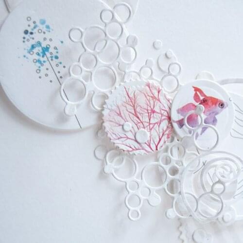 D0AD Circle Geometric Metal Cutting Dies Stencil DIY Scrapbooking Album Stamp Paper Card Embossing Craft Decor