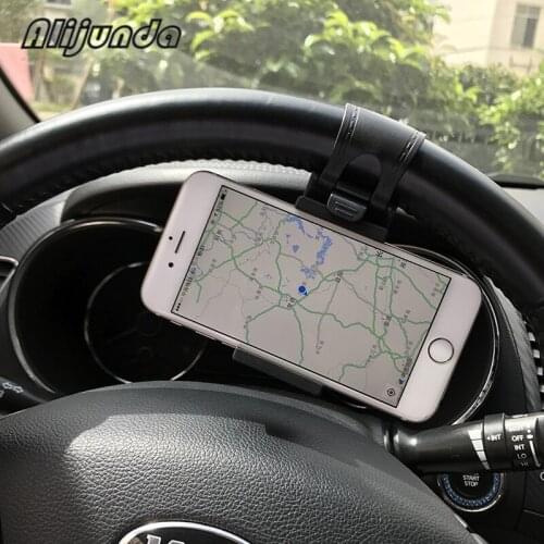 Car Steering Wheel Mount Holder Car Mount Bracket Rubber Band For Nissan Teana X-Trail Qashqai Livina Sylphy Tiida Sunny March M