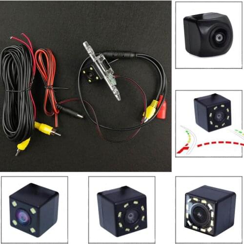 For Skoda Octavia 2008-2013 HD Car CCD 4 LED Night Vision Reverse Backup Parking Waterproof Rearview Reversing Rear View Camera