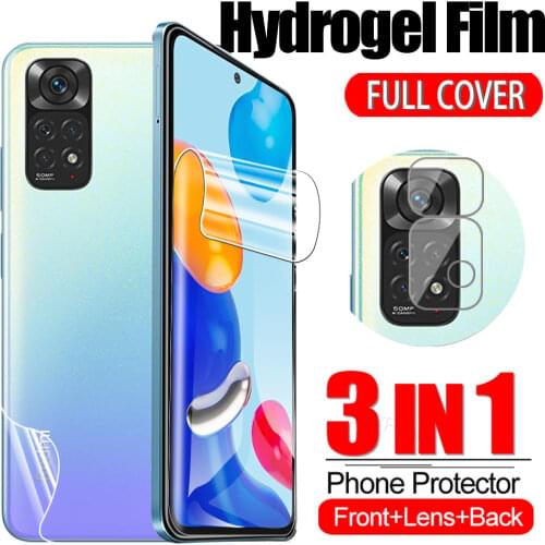 For Redmi Note 10 Hydrogel Film Camera Lens Protective Glass For Xiaomi Redmy Note10 Pro 10Pro Max 10s Full Cover film Not Glass