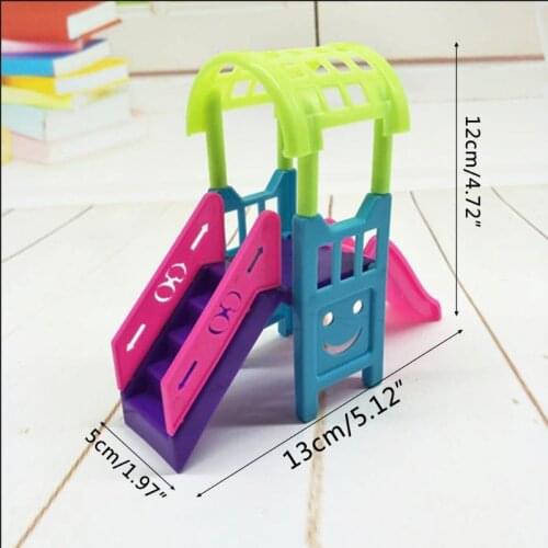 Doll Doll Slide Girls Toys Ladder Amusement Park Sliding Play Dollhouse Accessories Dolls Miniatures Funny Garden Toy Decoration