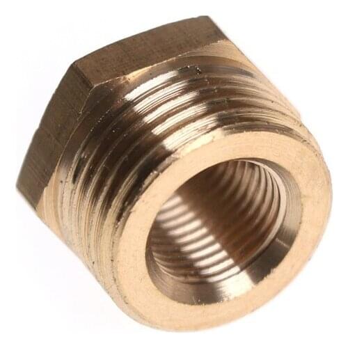 Brass 3/8" BSPT Male 1/8" Female NPT Adapter Brass Pipe Bushing Fitting Reducing Coupler Connector Adapter Pipe Fitting