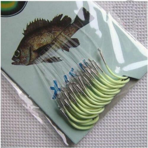 Marushi Noctilucent Hook Light-emitting Hook Fluorescent Hook Barbed Boat Hook With Line Noctilucent Hook