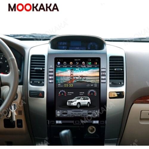 For Prado 120 Lexus GX470 Radio android For Toyota Land Cruiser 2002 - 2009 Tesla Stereo Car Multimedia Player GPS PX6 Head unit