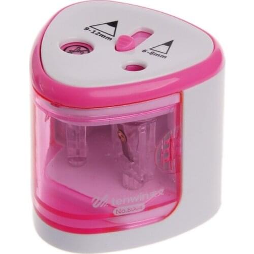 2021 New New Automatic Two-hole Electric Touch Switch Pencil Sharpener Home Office School