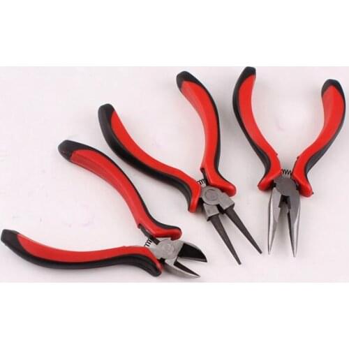 DIY Jewelry Pliers Tools Equipment Round-Nose Pliers Needle Nose Pliers For Handcraft Beadwork Wire Cutter Pliers