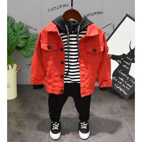 Retail 3pcs Boy casual hoodies + pant+ jacket boys clothing baby boy sets kids suits more color choosing free shipping