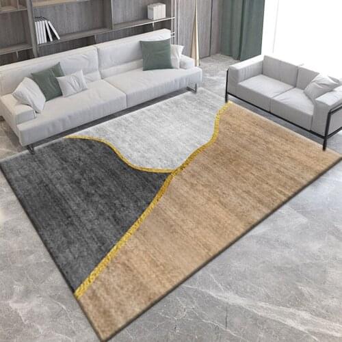 3d Light Luxury Style Carpet Floor Mats Bedroom Bedside Carpets Home Living Room Decoration Sofa Blankets