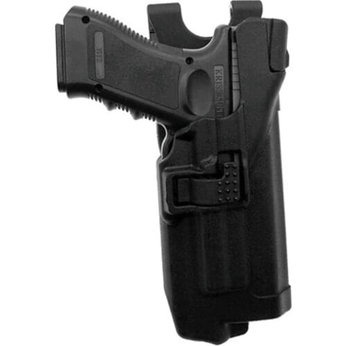 LV3 Series Quick Drop Glock Gun Belt Holster Bearing Flashlight Military Gun Holster for Glock 17 18 19 22 23 32 Waist Holster