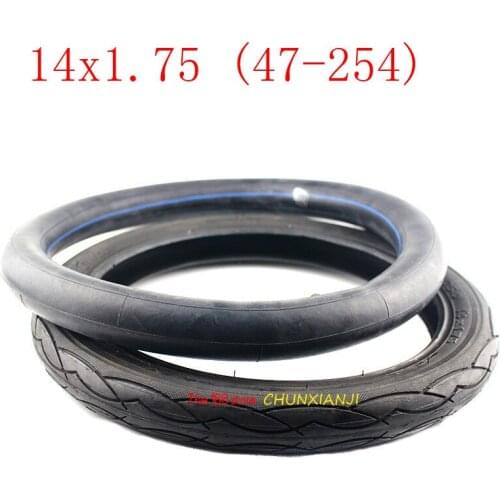 High performance 14*1.75 Bicycle inner and outer Tire 14x1.75 Anti Stab Riding MTB Road Bike Tyre