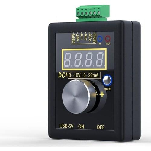 High precision handheld 0-10V / 0-4-20ma analog voltage and current signal generator debugging source calibrator