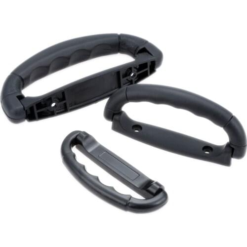 1Pc Plastic Black Luggage Suitcase Handle Case Box Pull Replacement Carrying Handle Strap Air Bags Box Accessories 108/125/160mm