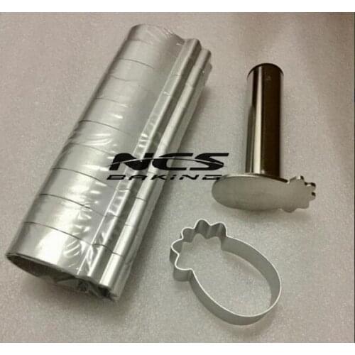 10sets/lot, 6.2*3.7*1.7cm New Pineapple Shape Hand-press Pineapple Pie Mould Aluminum Alloy biscuit mould