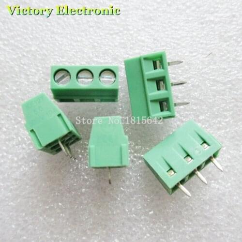 10PCS/LOT KF127-5.0-3P KF127-3P 300V 10A Screw 3Pin 5.0mm Straight Pin PCB Screw Block 26-14A WG
