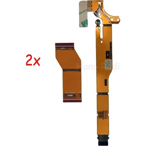 2pcs LCD&Keypad Flexiable + Big Speaker flexible with mic for Motorola GP338 GP380 GP360 GP388 Portable Two-way Radio