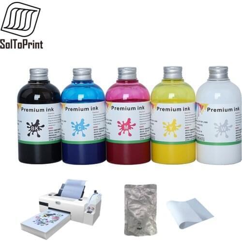 200ml DTF INK Kit A3 DTF Film 1KG Hot Melt Powder For DTF Direct Film Printer For DTF Printing PET Film Printing And Transfer